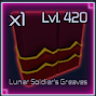 Lunar Soldier's Greaves artwork