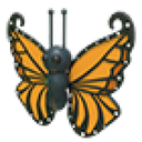 Orange Butterfly artwork